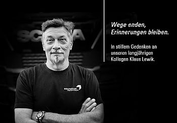 Klaus Lewik - Wege enden, Erinnerungen bleiben. In stillem Gedenken an unseren langjährigen Kollegen Klaus Lewik.
